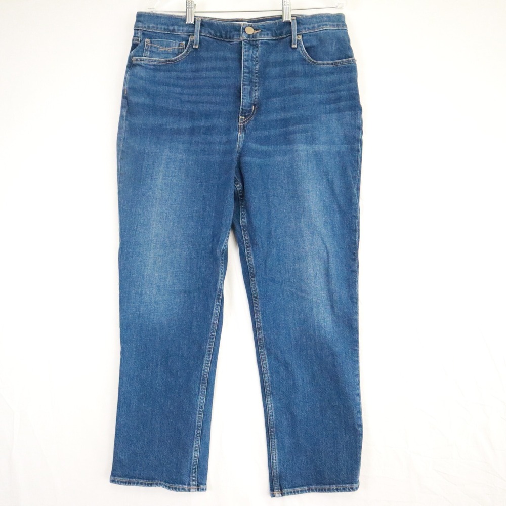Revtown Jeans Mens 34 Regular Straight 5-Pocket‎ Stretch Flex Decade Denim Blue